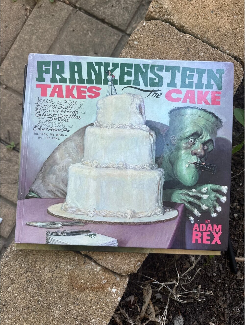 Frankenstein Makes a Sandwich + Takes the Cake Adam Rex Hardcover 2 Book Set